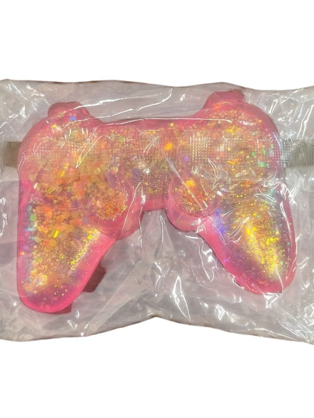 Pink Glitter Game Controller Squishy